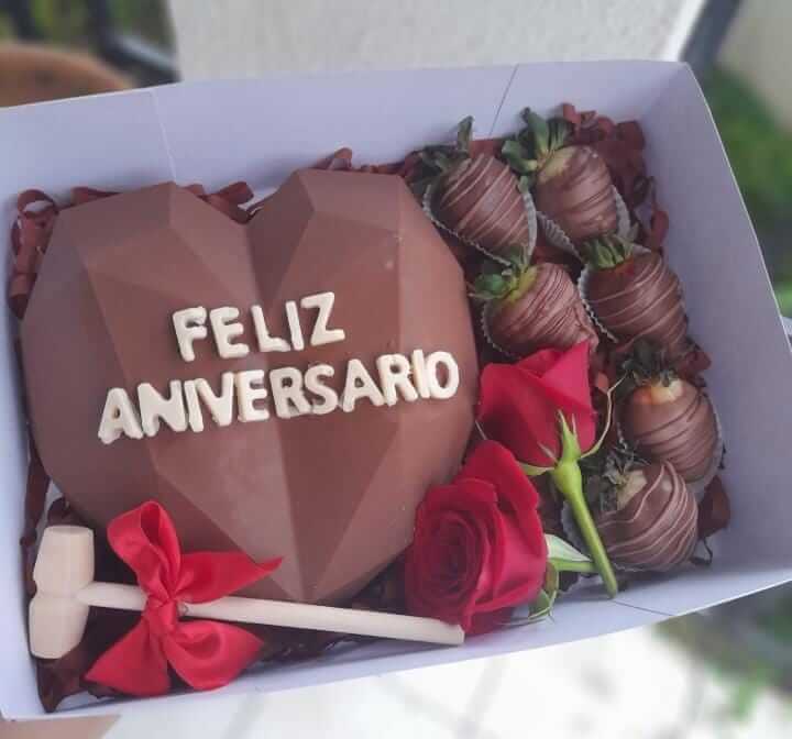 Corazon de chocolate